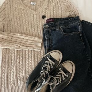V-neck sweater